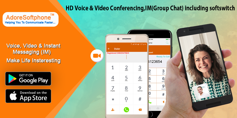 HD Voice & Video Conferencing,IM(Group Chat) including softswitch Communicator